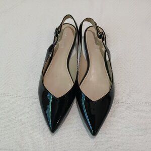 Marc Fisher Women's Black Slingback flats 8.5